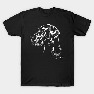 Proud Great Dane dog portrait T-Shirt